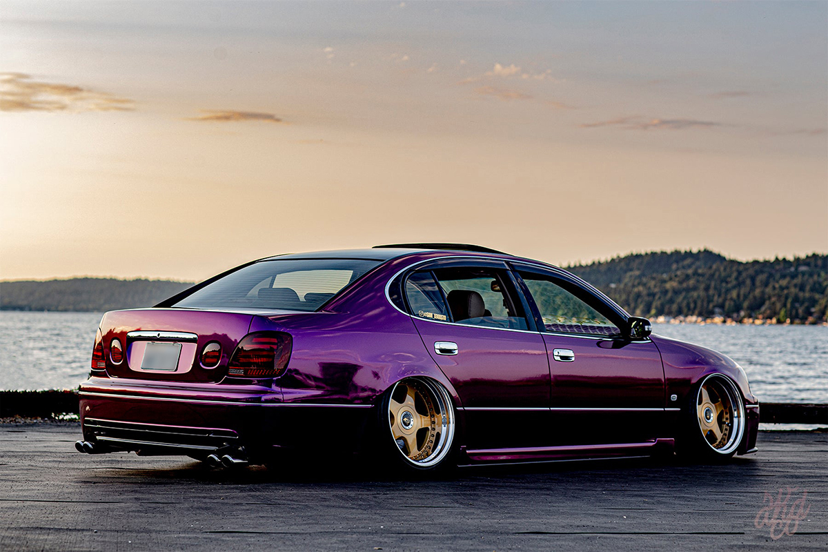 Purple Lexus GS