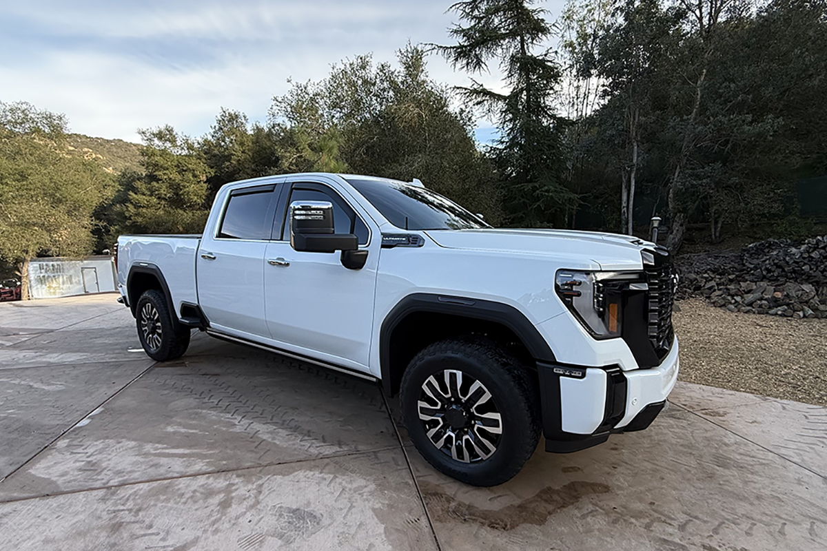 White GMC Sierra