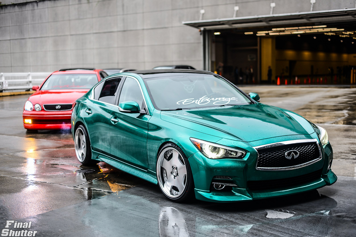 Teal Infiniti Q50